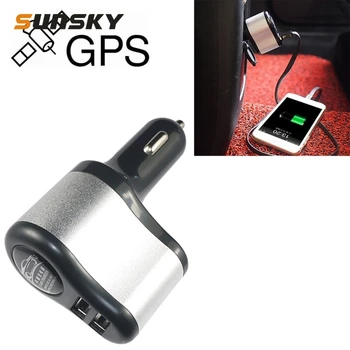 

Car GPS Locator Locator Free Installation Wireless Mini Positioning Tracker Vehicle Anti-theft Positioning Car USB Quick Charger