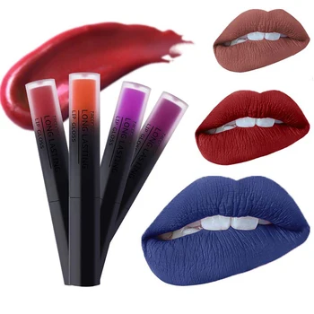 

15 Colors Choices Moisturizing Waterproof Long Lasting Durable Matte Women Lip Gloss Lipstick