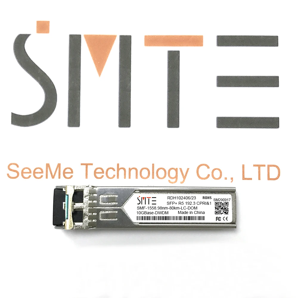Compatible with RDH102406/23 OPTICAL TRANSCEIVER R5 192.3 CPRI&amp110GBase-DWDM 100GHz SFP+ SMF 1558.98nm 80km LC DOM | Мобильные