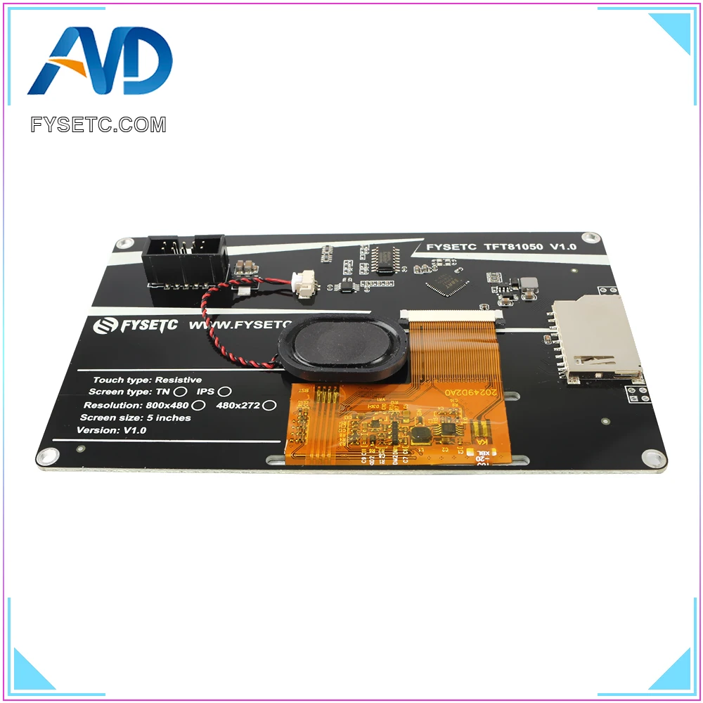 Умный дисплей контроллера TFT81050 V1.0 5 дюймовый сенсорный экран с поддержкой Marlin 2 0