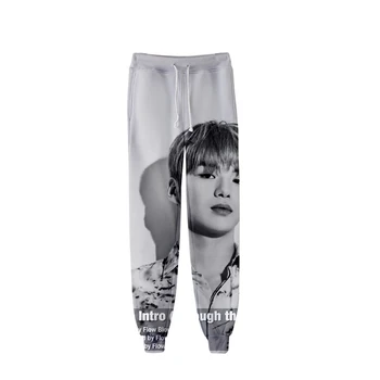 

Kang Daniel elastic pants 3D print 2019 casual K-POP streetwear harajuku pants KPOP fashion sports pants