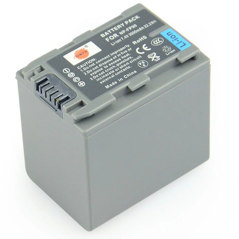 2 шт. 3000 мАч 7,4 V NP-FP90 FP90 DSTE Батарея Зарядное устройство для sony DCR-DVD103 305 403 DCR-HC3 26 30 96 DCR-SR30 50E 60E 80E 100