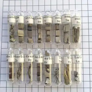 

Rare Earth Metals Set- Lanthanum Cerium Praseodymium Neodymium Samarium Europium Gadolinium Erbium Terbium Dysprosium Holmium..