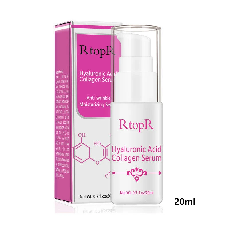 20ML Гиалуроновая кислота коллагеновый, для лица Сыворотки акне средство против морщин эфирное масло для ухода за кожей Уход за лицом; отбеливание увлажнитель уход Для женщин - Цвет: 20ML