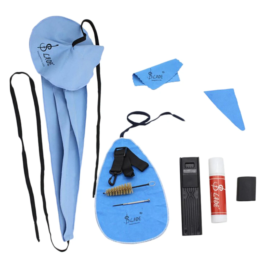 10 In 1 Saxophone Cleaning Care Kit Reed Case Mouthpiece Screwdriver Sax DIY