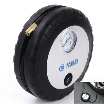 

12V 100W Electric Mini Car Air Pump Tire Inflator Air Compressor Car Air Pump Mini Tire Air Pump Portable Voltage Display