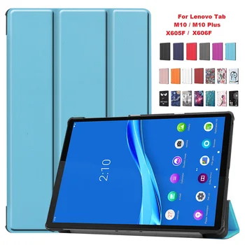 

Case for Lenovo Tab M10 Plus TB-X606F 2020 10.3 inch Smart Cover Funda for Lenovo Tab M10 X505F X605 10.1" Stand Shell