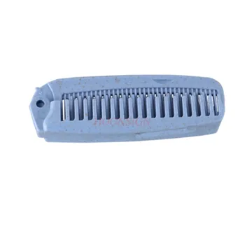 

plastic hairbrush Hairbrush For Female Portable Hairdressing Supplies Plastic Comb Hard Tooth Folding Combs Cute Men And Women