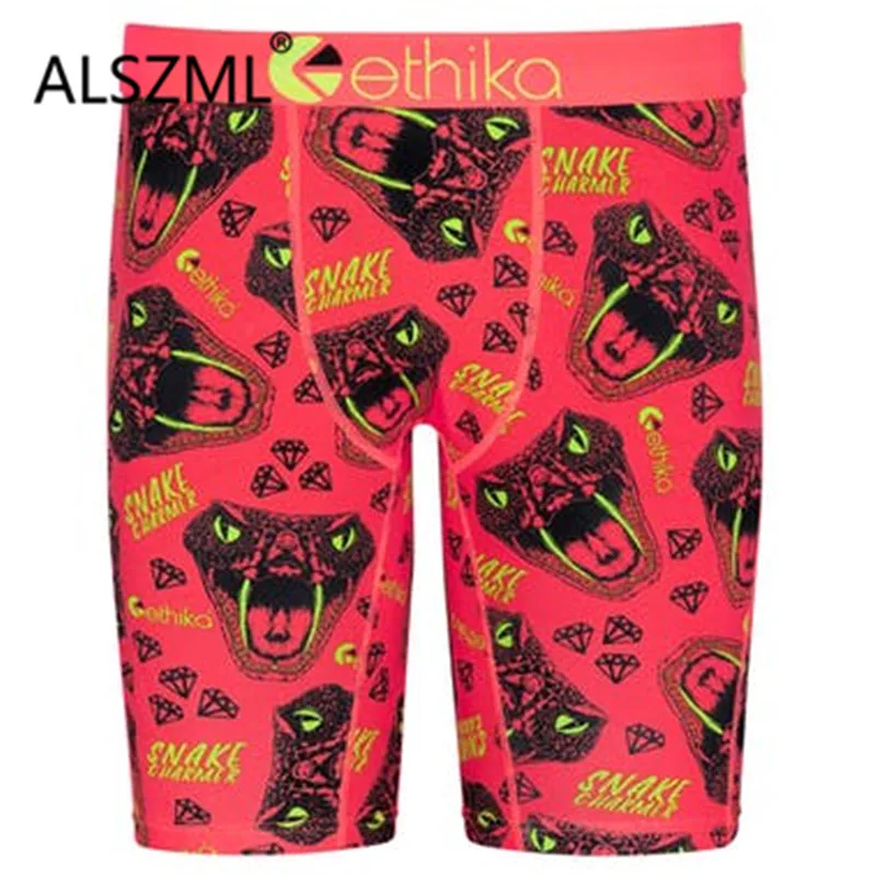 Ethika Превосходный Стиль мужское нижнее белье трусы трусы-боксеры с изображением