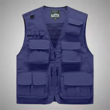 

tactical fishing photography vest outdoor multi pocket vest Men's thin outdoor vest breathable outdoor sports waistcoat vest