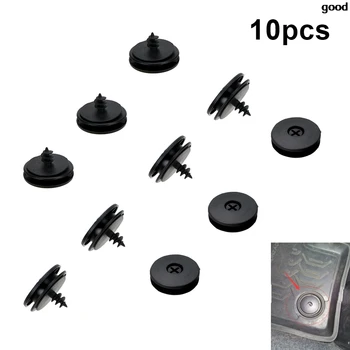 

10 piece Car Fastener Clips Floor Mat Plastic Buckle Antiskid Pad Fastener Skid Resistant Carpet Fixed Clamp Car-styling