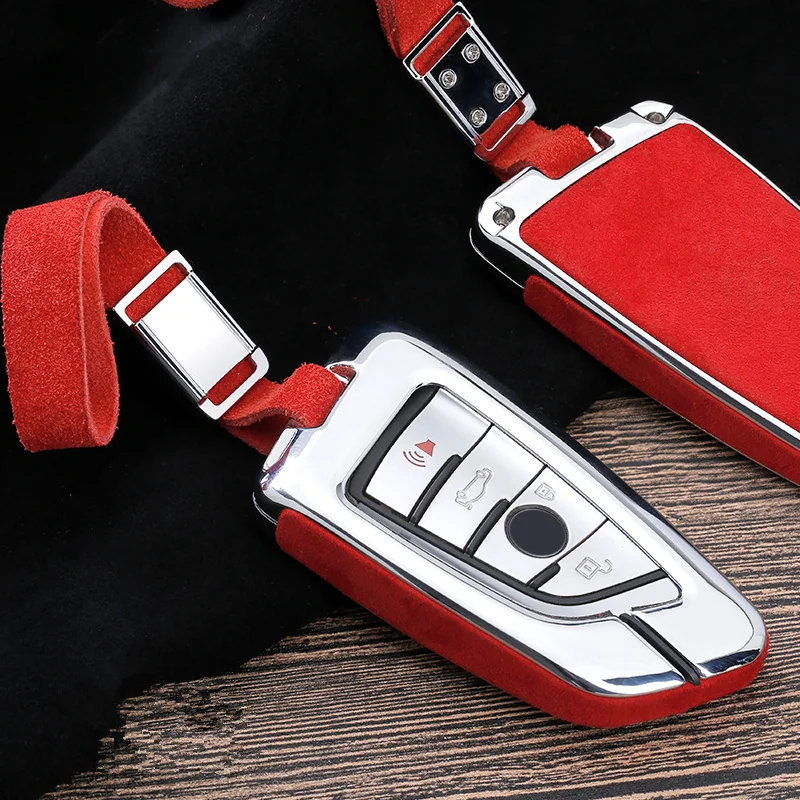 Чехол для автомобильного ключа с искусственным мехом BMW 520 525 f30 f10 F18 118i 320i 1 3 5 7 Series