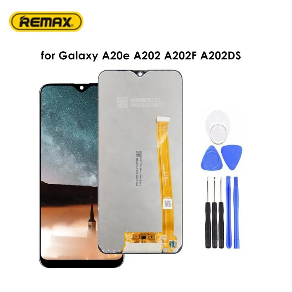 Дисплей для Samsung Galaxy A20e A202 A202F A202DS AMOLED ЖК дисплей с идеальным 3D сенсорным экраном