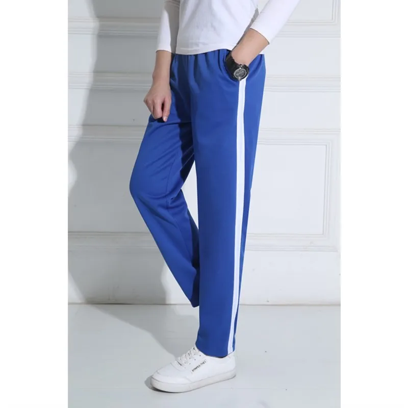 Men Pants Casual Sweatpants Joggers Striped Trousers