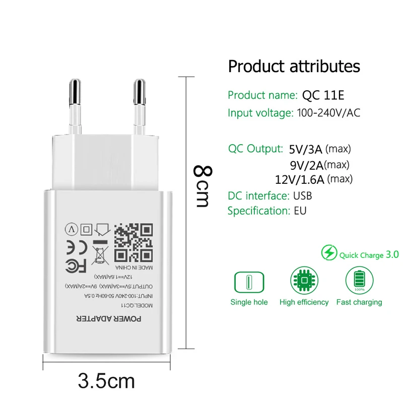 usb quick charge Fast Charger For Samsung Galaxy S21 Ultra S20 S10 S9 S8 Plus M31 A71 USB Power Adapter Quick Charge 3.0 Type C USB Charger Cable usb car charge