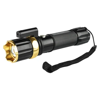 

BORUIT 3 Modes XML T6 Led Flashlight 18650 Battery Outdoor Hunting Red Laser Portable Torchlight