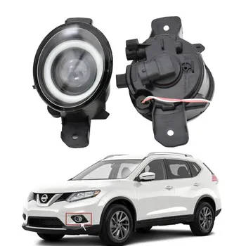 

2PCS Fog Lamp Assembly Super Bright LED Front Fog Light For N issan Rogue US. 2008 2009 2010 T32 For Maxima 2009 -2015