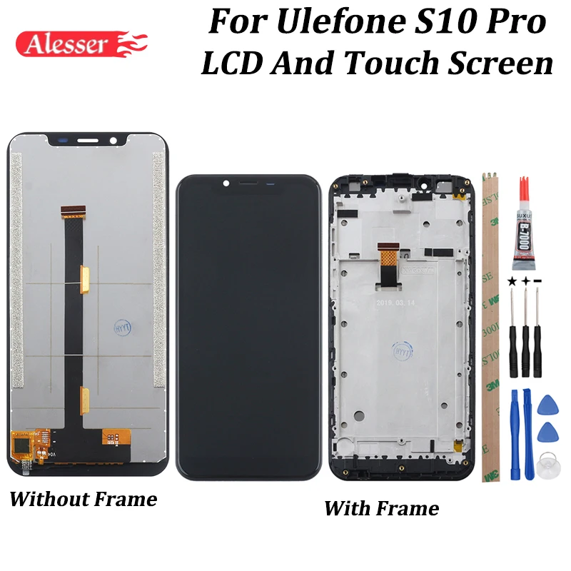 Alesser для Ulefone S10 Pro ЖК-дисплей и сенсорный экран 5 7 ''дигитайзер протестирован в