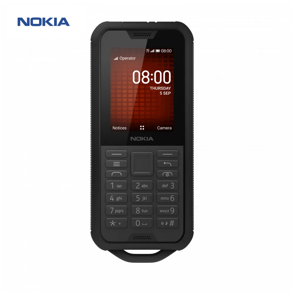 Черный Мобильный телефон Nokia 800 Tough - Цвет: Черный
