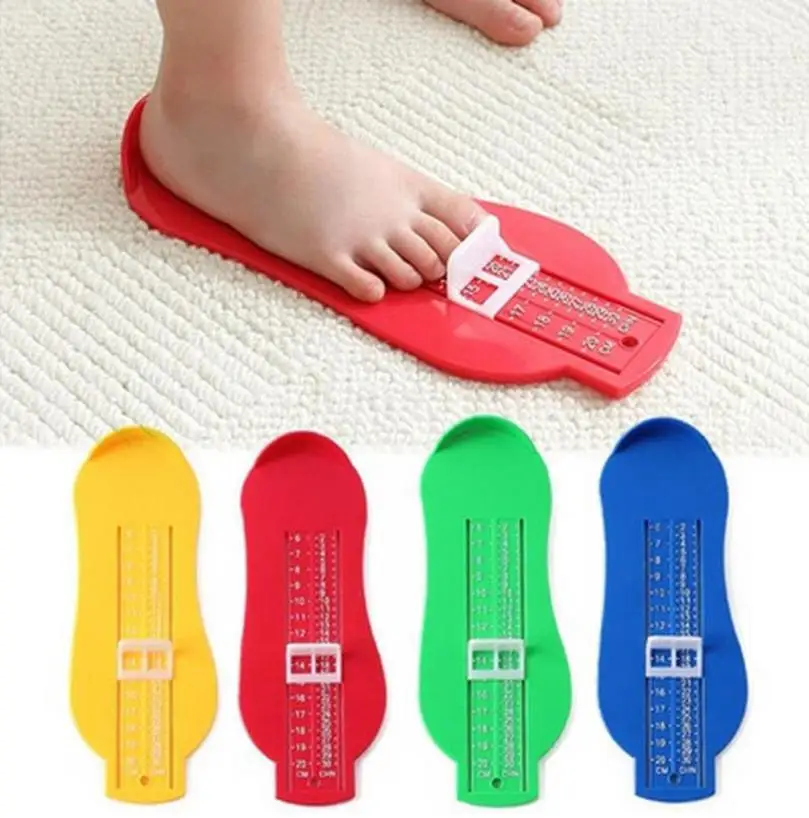 Baby Souvenirs Foot Shoe Size Measure Gauge Tool Device Measuring Ruler Novelty Footprint Makers Fun Funny Gadgets Birthday Gift | Мать и