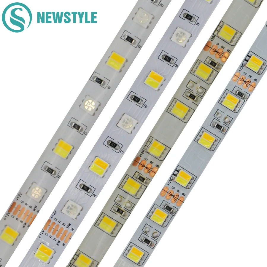

5 M 12V 24V 5050 SMD LED Colorful Light Strip RGBCCT CCT Flexible Heat-Resistant Living Room Bedroom Ceiling LED Light Strip