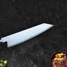 Couteau de Chef de cuisine en filet d'acier damas fait à la main, lame vierge, motif torsadé, 8 pouces