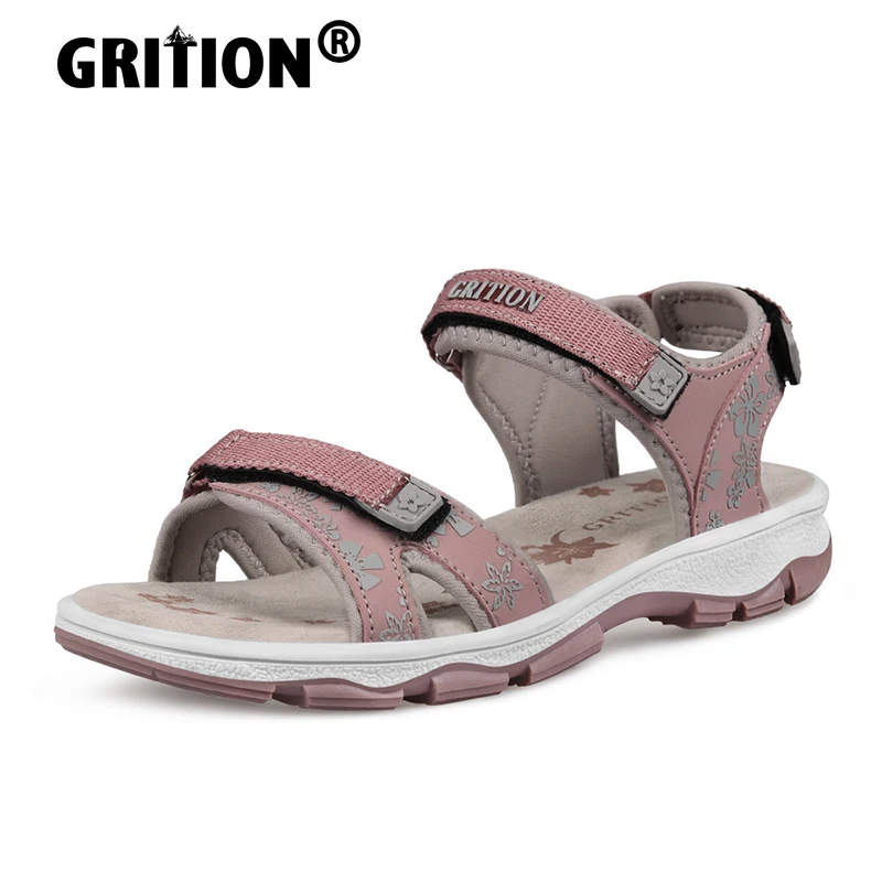 GRITION Sandalias Trek Para Mujer – Impermeables, Ligeras Y De Secado Rápido, Ideales Para Playa Y Senderismo (Ajuste Personalizado)