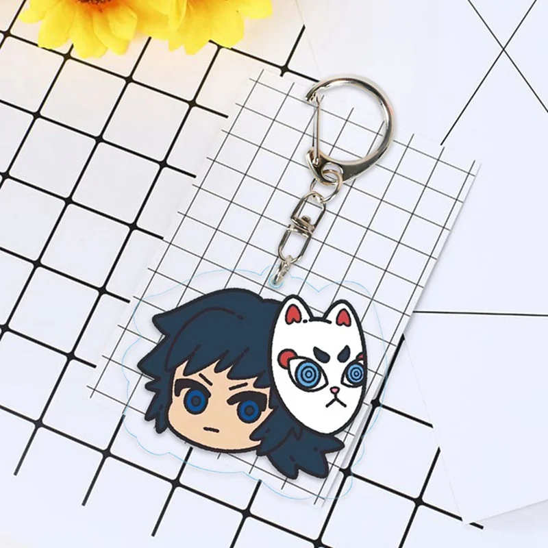 Демон Slayer мультфильм милый брелок фигурка Аниме Косплей Tanjirou двухсторонний