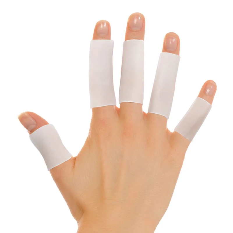 Silicone Gel Toe Finger Protector Tubes Separator Callus Bunion Corrector Corns Blisters Pain Relief Feet Care Tools toe separators toe spreader toe corrector finger toe separator toe protectors 5Pcs