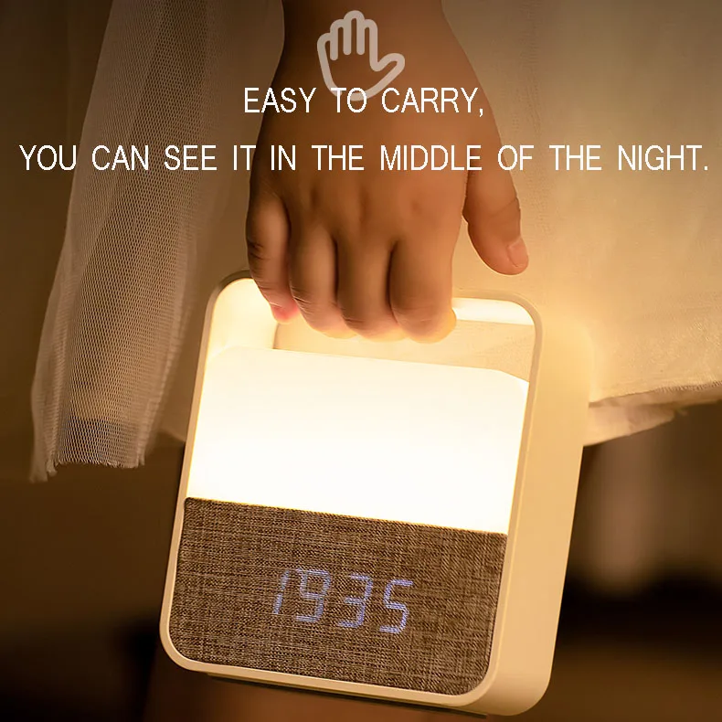 Smart Mute Luminous Multifunction LED Clock Rechargeable Creative Personality Portable Alarm Clock Smart Mute Luminous Multifunction LED Clock Rechargeable Creative Personality Portable Alarm Clock