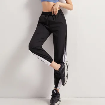 

2020 new sports pants women loose thin section breathable leisure slim fitness running trousers