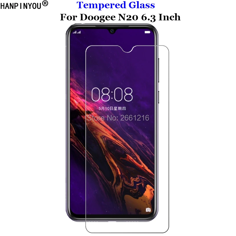 

For Doogee N 20 Tempered Glass 9H 2.5D Premium Screen Protector Film For Doogee N20 6.3"