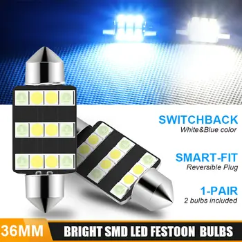 

10pcs Festoon 36mm LED Bulb C5W C10W Super Bright bulbs for cars License plate Interior Reading Light Auto Interior Doom Lamp