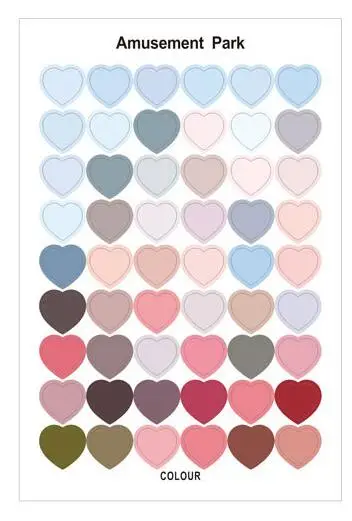 A-1sheet DIY наклейки dot Morandi earth color скрапбук альбом фотообои журнал проект изготовления счастливых открыток украшения уплотнительные наклейки - Цвет: A-1sheet