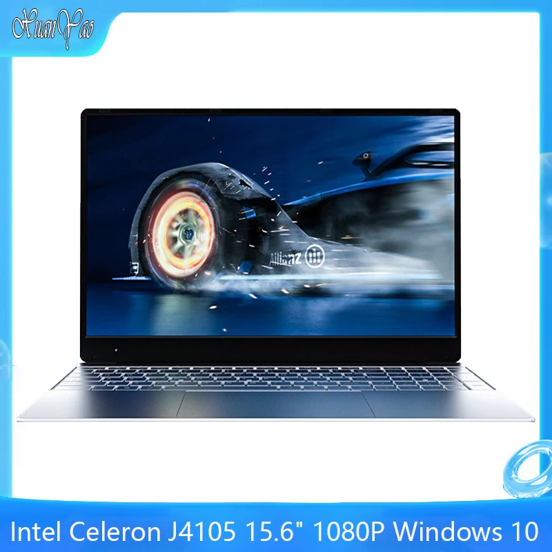 XUANYAO ультратонкий ноутбук Портативный Тетрадь Intel Celeron J4105 ПК компьютер 15 6 дюймов