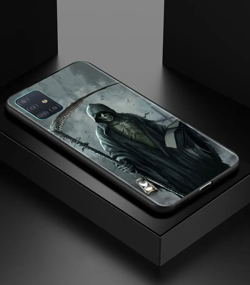 Grim Reaper Skull Skeleton Soft Phone Case Cover