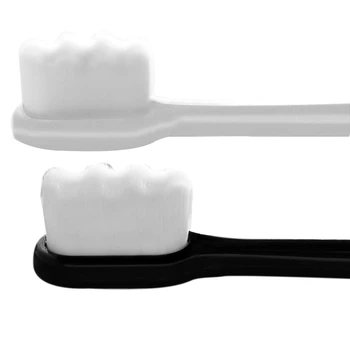 

Ultra-Soft Toothbrush for Sensitive Gums, Nano-Nanometer Manual Toothbrush with 20,000 Soft Floss Bristles, Can Protect Gums Fro