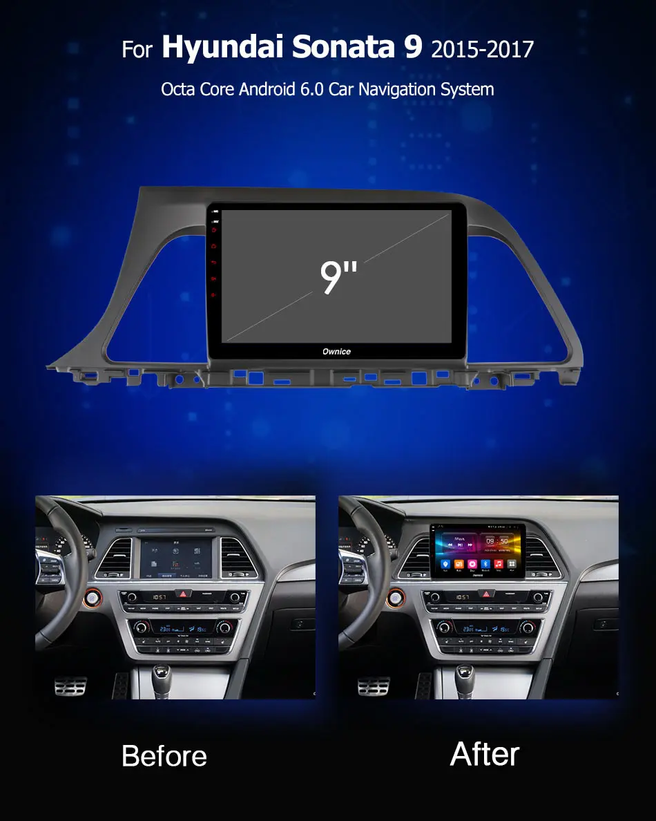 Ownice K3 K5 K6 Восьмиядерный 2 DIN Android 9,0 автомобильный dvd-плеер для hyundai Sonata Gen 9/Sonata LF- автомобильный Радио 4G LET DVR