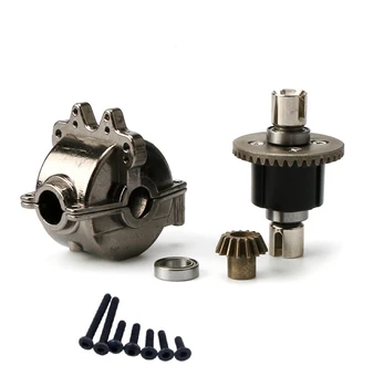 

RC Car Upgrade Part Aluminum Alloy Gear Box Shell with Metal Gear Differential A949-12 for WLtoys 1/18 Scale Models A949 A959 A9