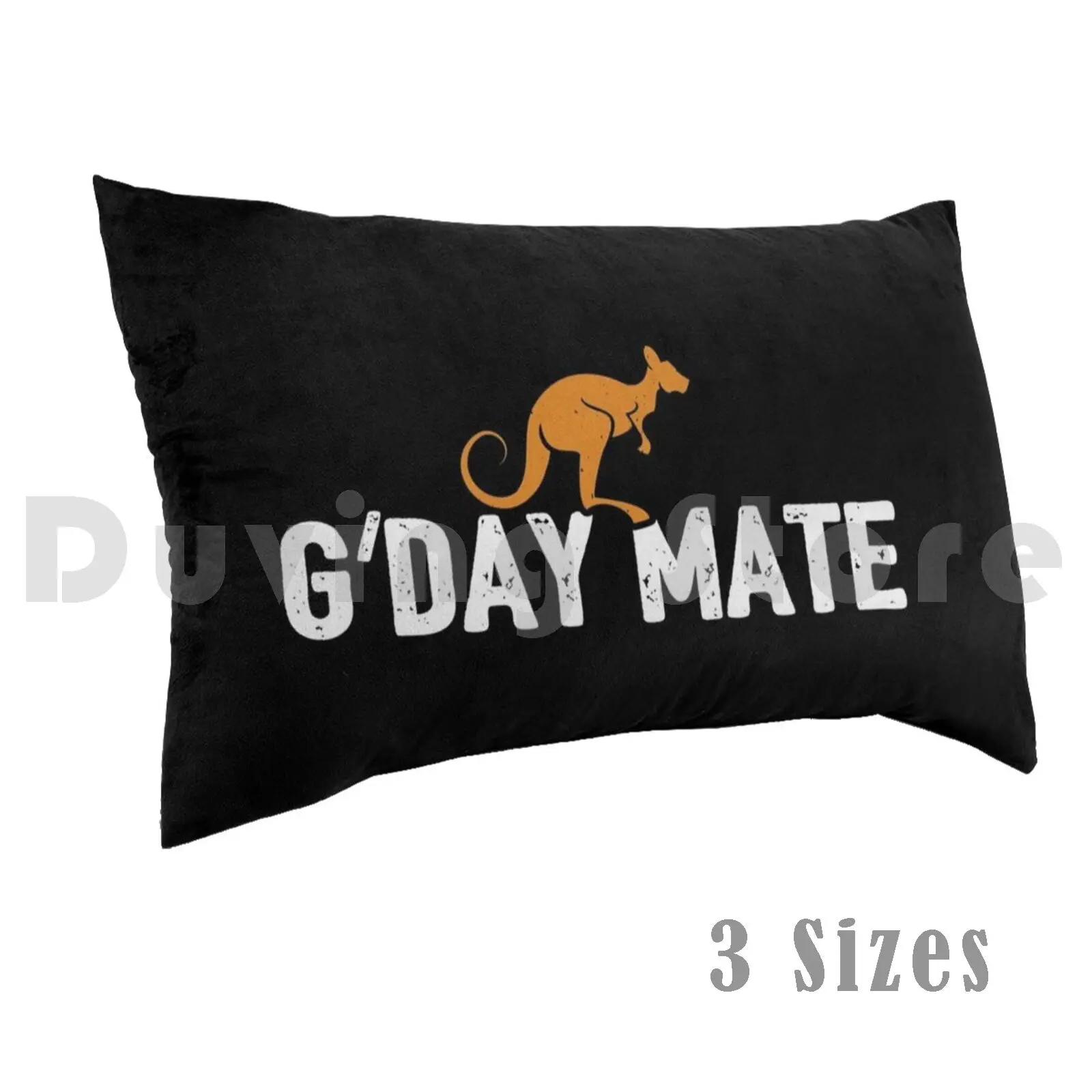 

G'day Mate W / Kangaroo For Australians-Kangaroo Pillow Case Printed 35x50 Gday Mate Australian Gday Mate