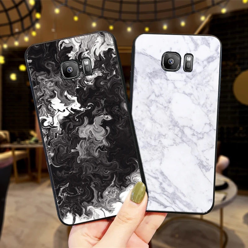 Мягкий чехол для samsung S10e Note S8 S9 M10 M20 M30 S6 S7 Edge S10 Plus защитный из ТПУ | Мобильные