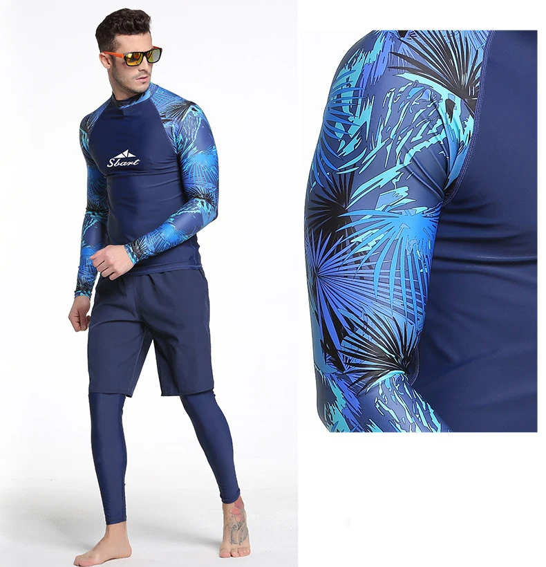 Профессиональный Rashguard плюс 3XL мужской дайвинг с длинным рукавом UV400 купальный костюм для серфинга Сноркелинг купальный костюм «Медуза» Пляжная одежда