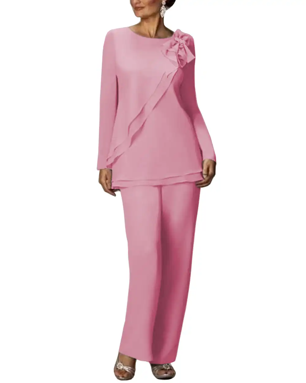 mother of the bride 2 piece pant suits