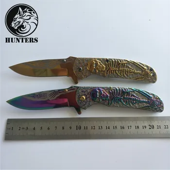 

Hunting 57HRC High Hardness 3CR13 Blade Stainless Steel Handle Folding Knife Outdoor Self-defense Camping Survival Knife Tools