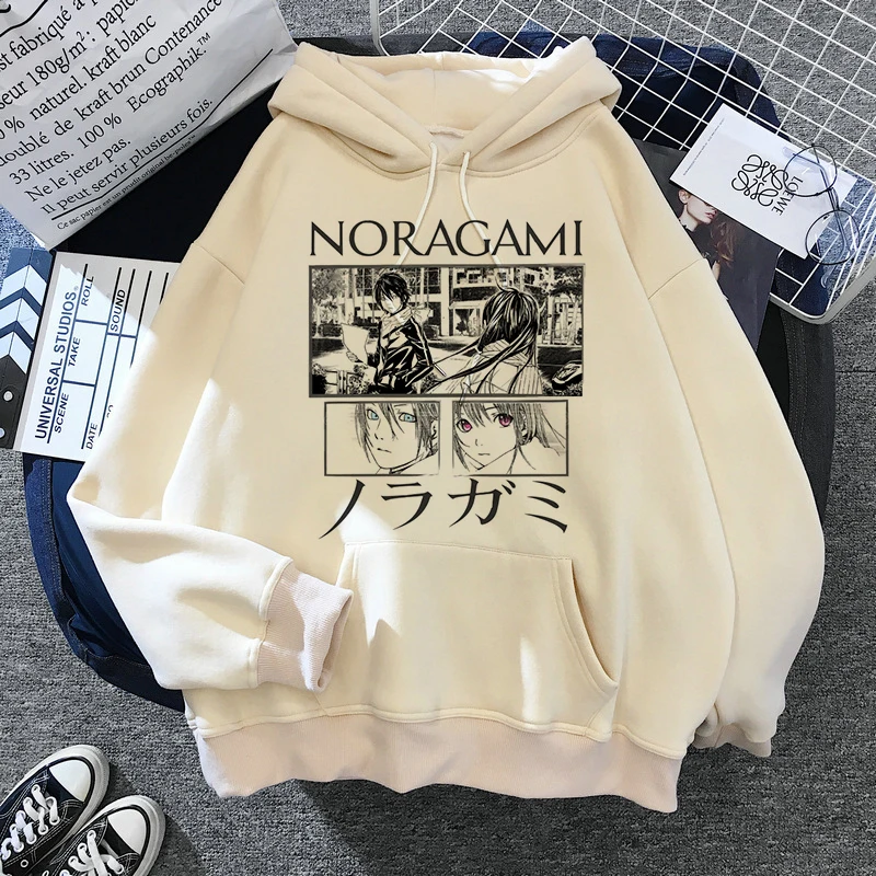 Толстовки Noragami для мужчин и женщин милая мультяшная зимняя теплая одежда топы