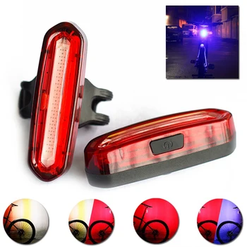 

2020 New Bike Taillight Waterproof Riding Rear light Led Usb Chargeable Mountain Bike Cycling Light Tail-lamp Bicycle Light