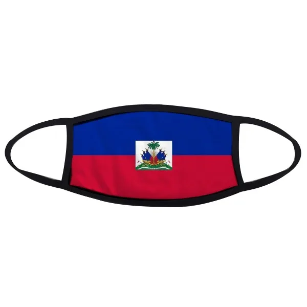 

Haiti National Flag North America Country Symbol Mark Pattern Face Anti-dust Mask Anti Cold Maske