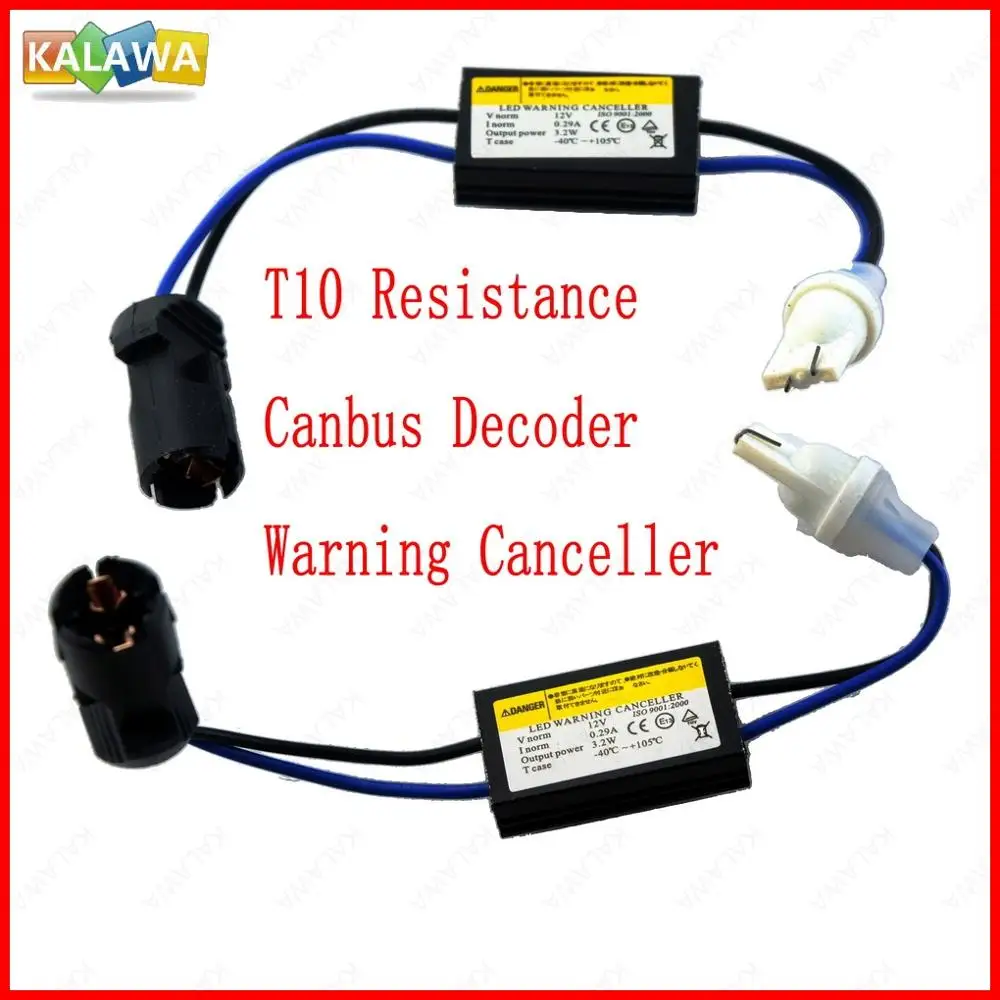 

T10 LED Canbus Decoder Warning Canceller Adapter Flicker Error Free 9005 9006 H1 H11 H7 H4 H8 H9 H11 Headlight DRL DayTimeRuning