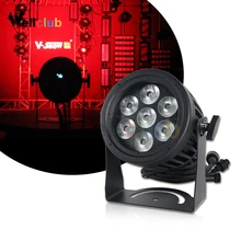 1pcs 7x10W RGBW Outdoor IP65 Waterproof LED Par Lights DMX Control For DJ Club Stage Party Disco