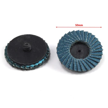 

10Pcs 2 Flap Sanding Disc Wheel Grinding Metal Polishing For Angle Grinder 60